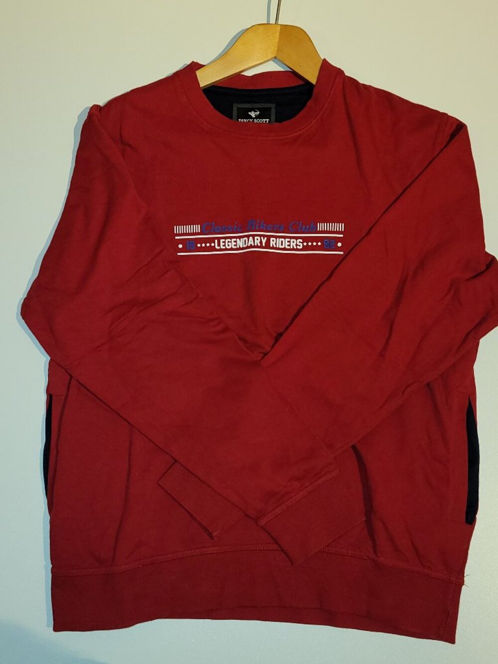 Dixcy Scott "Classic Bikers Club / Legendary Riders" Graphic Crewneck Sweatshirt